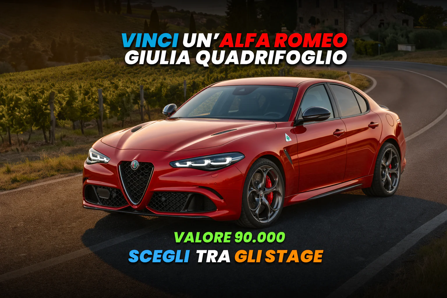 Turbo Card by Shark Garage - Edizione Alfa Romeo Giulia Quadrifoglio